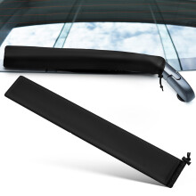 5Pairs Black Polyester Car Wiper Covers Rainproof Protective Sleeves