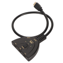 3 in 1 4K HDMI Switch 3 Port Support 3D Projector TV PC Selector