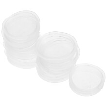 40Szt Przezroczyste PVC Stopery Do Skarbonki Zatyczki Owalne