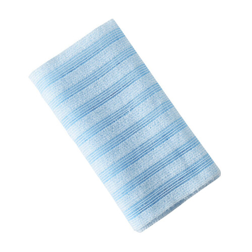 Long Bath Scrub Sensitive Skin Friendly Quick-Blue stripes