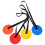 8Pcs Adjustable Tpe Soccer Training Discs for Skills & Practice 1