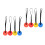 8Pcs Adjustable Tpe Soccer Training Discs for Skills & Practice 5