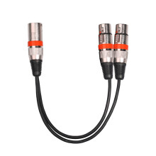 9Szt Adapter Mikrofonowy Xlr Męski Do Podwójnego Żeńskiego Metalowy