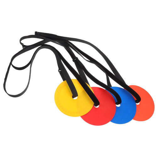 8Pcs Adjustable Tpe Soccer Training Discs for Skills & Practice 2