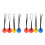 8Pcs Adjustable Tpe Soccer Training Discs for Skills & Practice 7