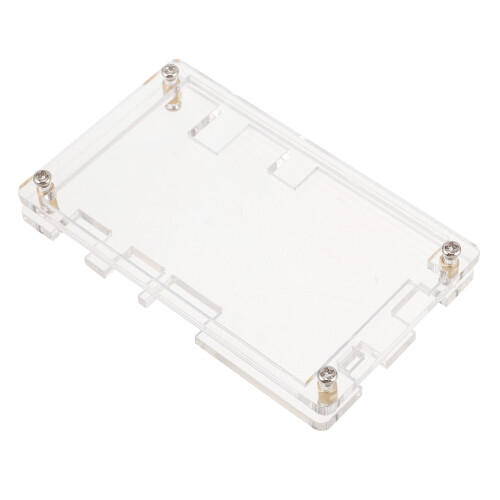 2Pcs Acrylic Capacitance Display Cases Clear Protective Stand for Home 1