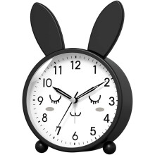 Travel Clock in Small Size with Precise Quartz Movements, Battery Operated Analog Mini Clock for Kids with Backlight Function, Gift for Birthday Celeb