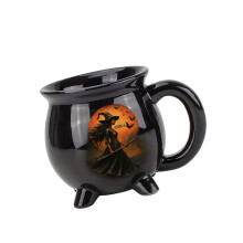 Tasse créative en résine en forme de chaudron de-Style A