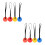 8Pcs Adjustable Tpe Soccer Training Discs for Skills & Practice 8