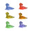 20Pcs Cute Luminous Lizards Small Figurines-Green 2
