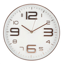 Horloge murale or rose, mouvement à quartz silencieux et facile à lire, design moderne et décoratif s'adaptant à tous les espaces (1)