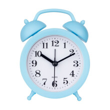 Loud Alarm Clock, Vintage Mechanical Bell Extra Loud Twin Bells, Clear Simple Design Decorative Timepiece for Heavy Sleepers and Kids