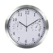 Modern Wall Clock 12 Inch, With Quality Glass Lens For Durability, Silent Operation Perfect For Home Or Office Use, 3D Figures Dial For Aesthetic Appe