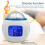 Starry Night Projection Clock, LED Technology Star Projector With Countdown Timer And Temperature Display For A Cozy Living Room 6
