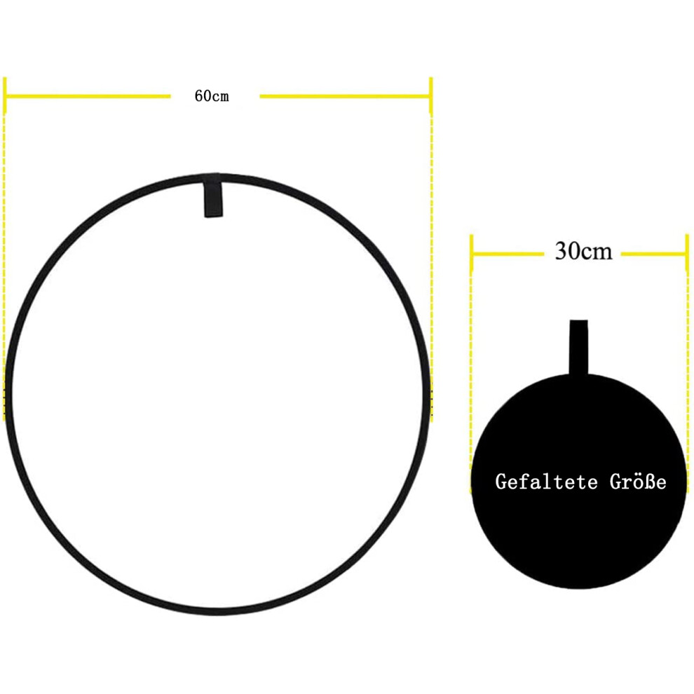 Professional Photography Modifier, 5-In-1 Reflector With Warmth, Brightness Enhancement For Studio Portrait Outdoor Photography, Light/Gold/Silver 9128293465168