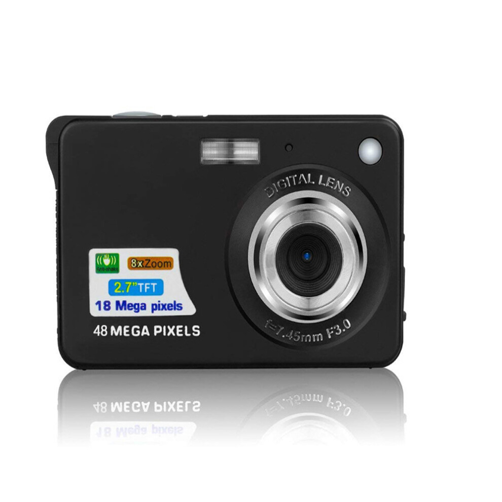 Mini Digital Camera For Kids, 18Mp Auto Focus Video Camcorder 720P, 8X Digital Zoom, 2.7 Inch Ips Display, Anti-Shake Technology, Smile Capture, 9128293772723