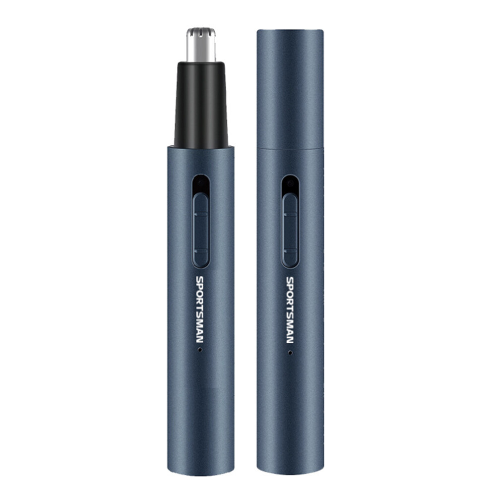 Sleek Portable Design Whisper Quiet Operation For Travel, Versatile Stainless Steel Trimmer With Double Blades And Painless Trimming Experience,