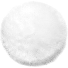 Grey Shaggy Faux Fur Rug, Versatile Home Enhancement Fade Resistant For Living Room Decor, Non-Skid Suede Backing Keeps Your Area Safe And Comfortable