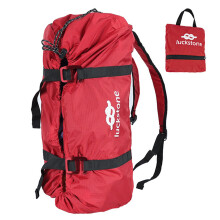 Outdoor Climbing Rope Bag Folding Waterproof Carrying Bag For Camping Mountaineering Red Climbing Equipment