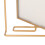 Y5578 Double-Sided Gold Metal Rotating Photo Frame, Rectangular, 565g 11