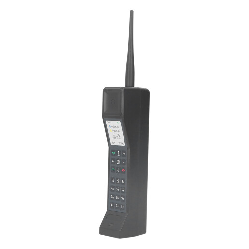 Authentic 90s Brick Cell Phone Prop - Nostalgic Black Design 2