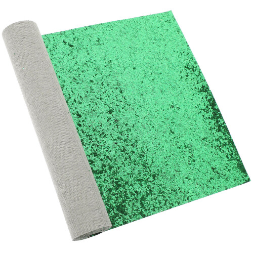 2Stk Langlebiger Glitter PU Stoff Für DIY Accessoires