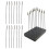 2Sets DIY Modell Farbclip Basis Schwarz Klemmhalter 11
