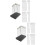 2Sets DIY Modell Farbclip Basis Schwarz Klemmhalter 7