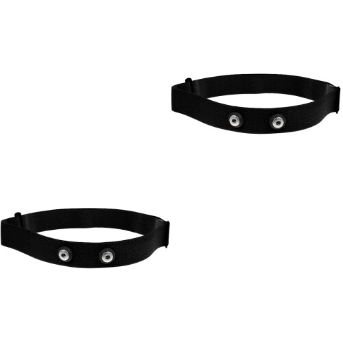 2Stk Sport Brustgurt Elastisches Herzfrequenzband 2
