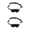 2Stk Stilvoller PU Leder Schwerttragegürtel Unisex 6