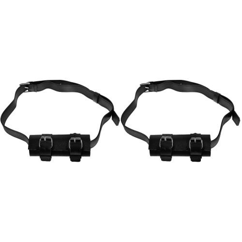 2Stk Stilvoller PU Leder Schwerttragegürtel Unisex 2