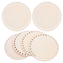 30Ud Soportes De Madera Beige Para Bordado Y Base De Bolsas DIY