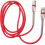 2Ud Cable Micrófono Xlr Rojo 3 Pines Resistente Para Audio 1