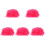 5Ud Peluca Color Rosado Y Cómoda 3