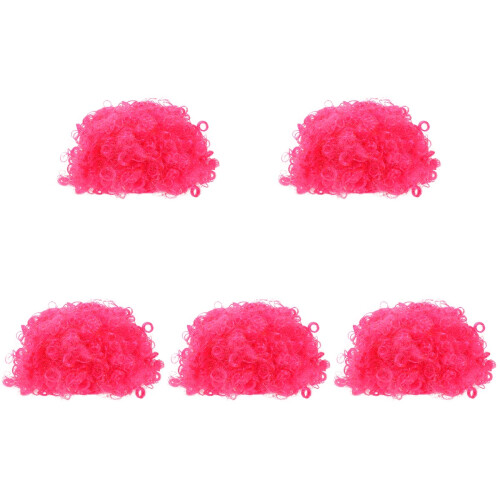5Ud Peluca Color Rosado Y Cómoda 2