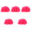 5Ud Peluca Color Rosado Y Cómoda 4