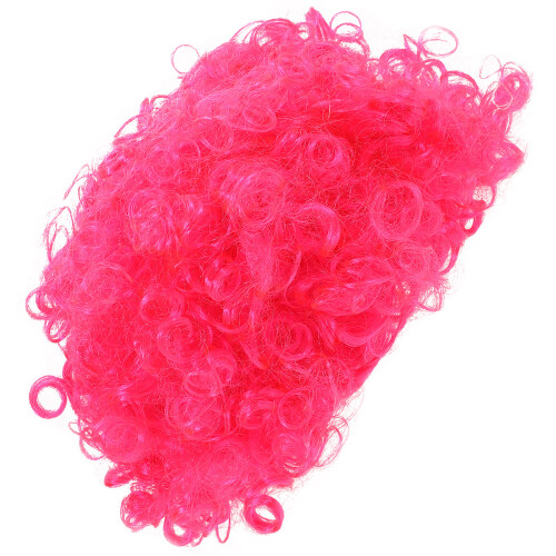 5Ud Peluca Color Rosado Y Cómoda 1