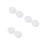 6Pcs Reusable White Silicone Steamer Liners Non-Stick Pads for Dim Sum 7