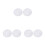 6Pcs Reusable White Silicone Steamer Liners Non-Stick Pads for Dim Sum 9