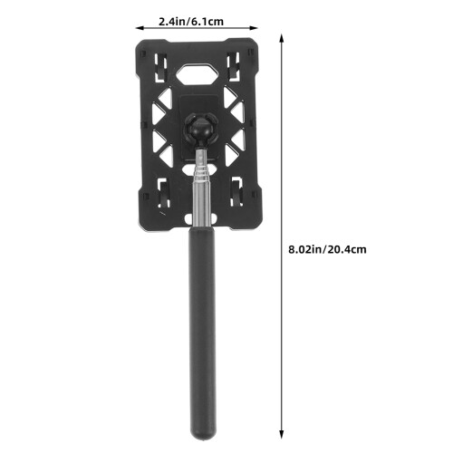 6Ud Portatarjetas Retráctil De Plástico Negro Para Control De Acceso 1