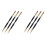 6Ud Cepillo Doble Color Negro Para Y Estilo Personal 2