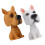 6Pcs Resin Dog Bobblehead Car Interior Dashboard Ornaments 2