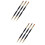 6Ud Cepillo Doble Color Negro Para Y Estilo Personal 7