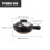 2Pcs Black Porcelain Soup Pot with Handle Easy-Clean Kitchenware 10