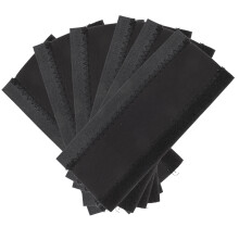 18Ud Protector Cadena Bici Negro Material Resistente Y Ambiental