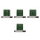 4Sets Multi-Color Aluminum Temporary Car Parking Number Display Plates 7