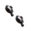 2Pcs Black Porcelain Soup Pot with Handle Easy-Clean Kitchenware 3