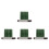4Sets Multi-Color Aluminum Temporary Car Parking Number Display Plates 5