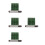4Sets Multi-Color Aluminum Temporary Car Parking Number Display Plates 4