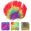 3Ud Peluca Mohawk Iluminada Multicolor Para Celebraciones 10